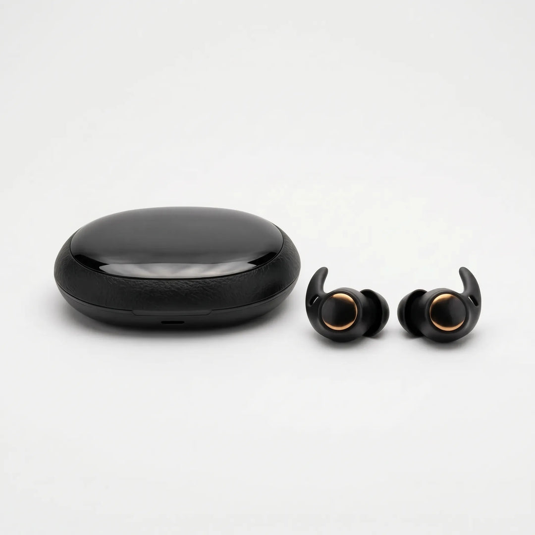 Compact audio gadgets and wireless earphones for nighttime listening
