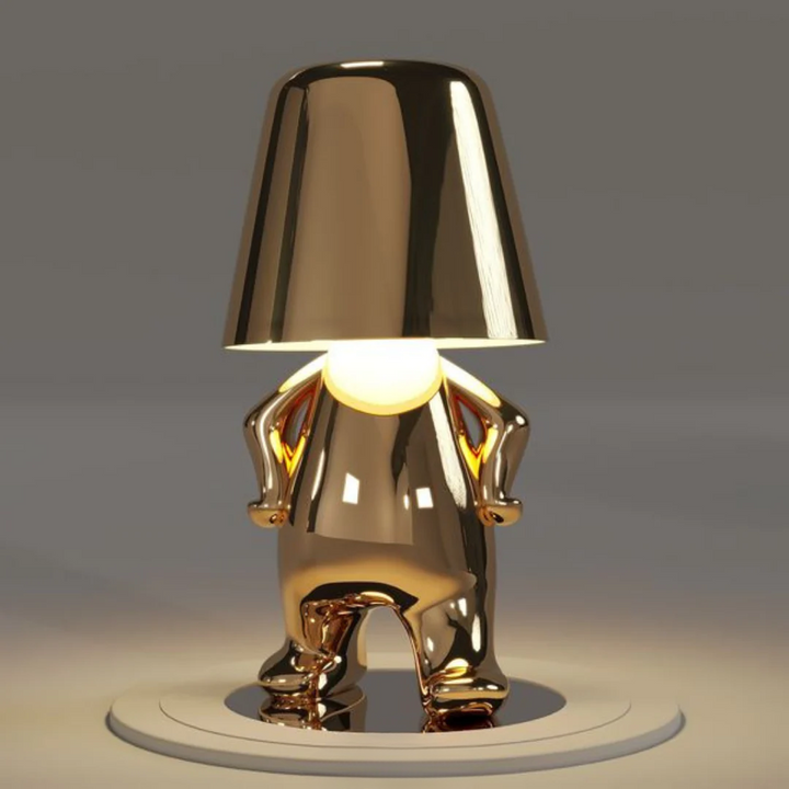USB charging cable connected to the rechargeable cordless touch table lamp