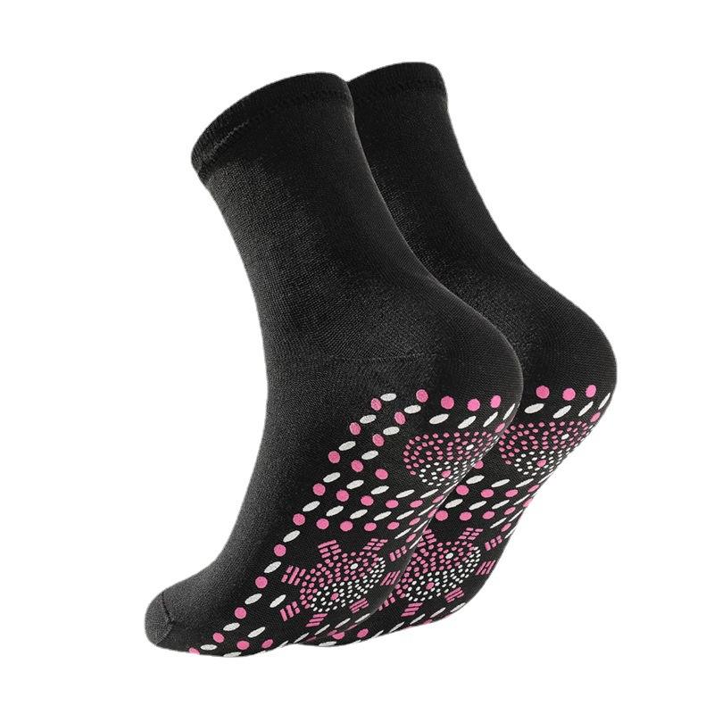Self-heating wellness socks providing warm comfort for aching feet