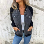 Nikki | Women’s Denim Sherpa Jacket