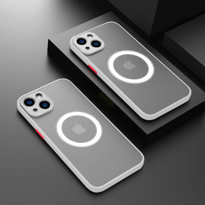Slim wireless charging phone accessory compatible with MagSafe technology