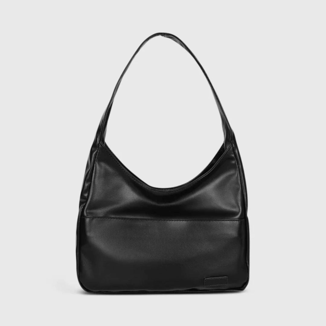 Black Gloria vintage shoulder bag front view