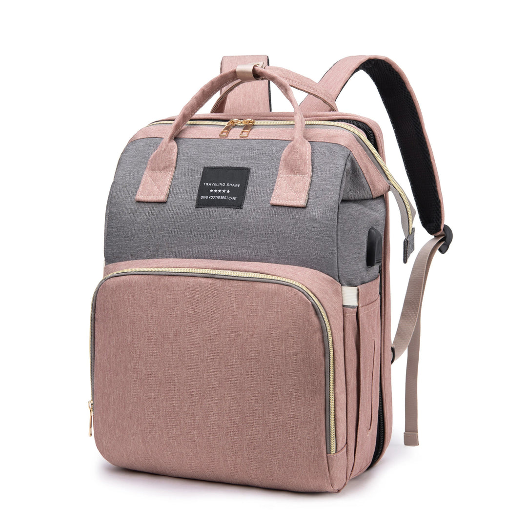 Interior view of the spacious main compartment with multiple organizational pockets