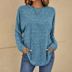 Cressina | Women’s Relaxed Fit Crew Neck Long Sleeve Jumper