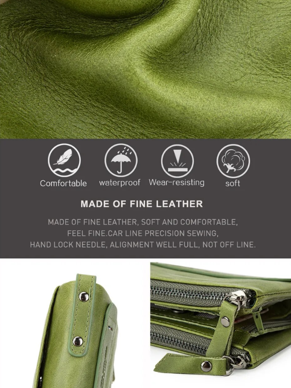 Interior organization of the small card holder wallet for ladies