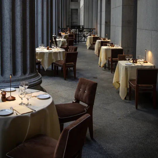 Dimmable light feature shown at its lowest setting for a cozy atmosphere