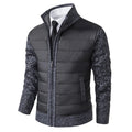 Kendall | Men’s Quilted-Front Knit Jacket