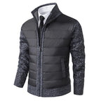 Kendall | Men’s Quilted-Front Knit Jacket
