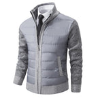Kendall | Men’s Quilted-Front Knit Jacket