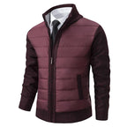 Kendall | Men’s Quilted-Front Knit Jacket