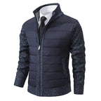 Kendall | Men’s Quilted-Front Knit Jacket