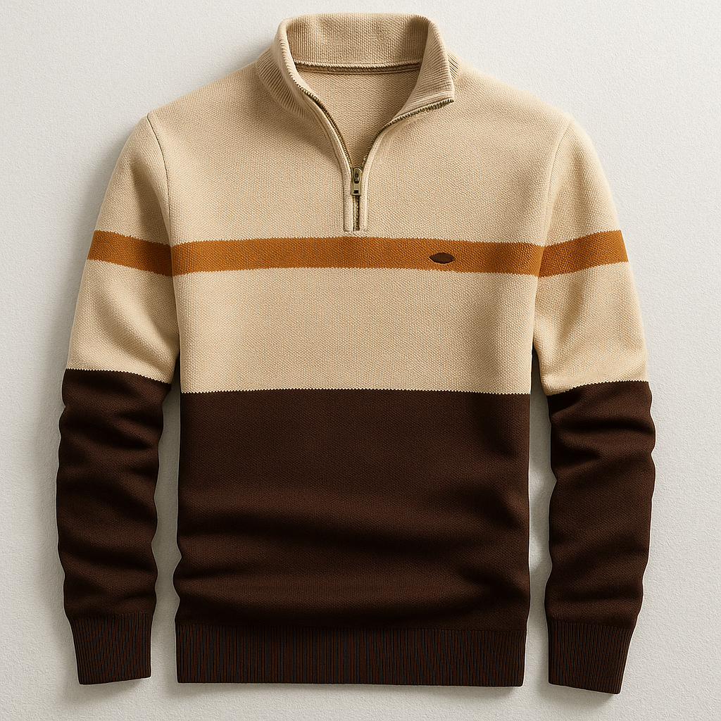 John | Men’s Quarter-Zip Knit Sweater