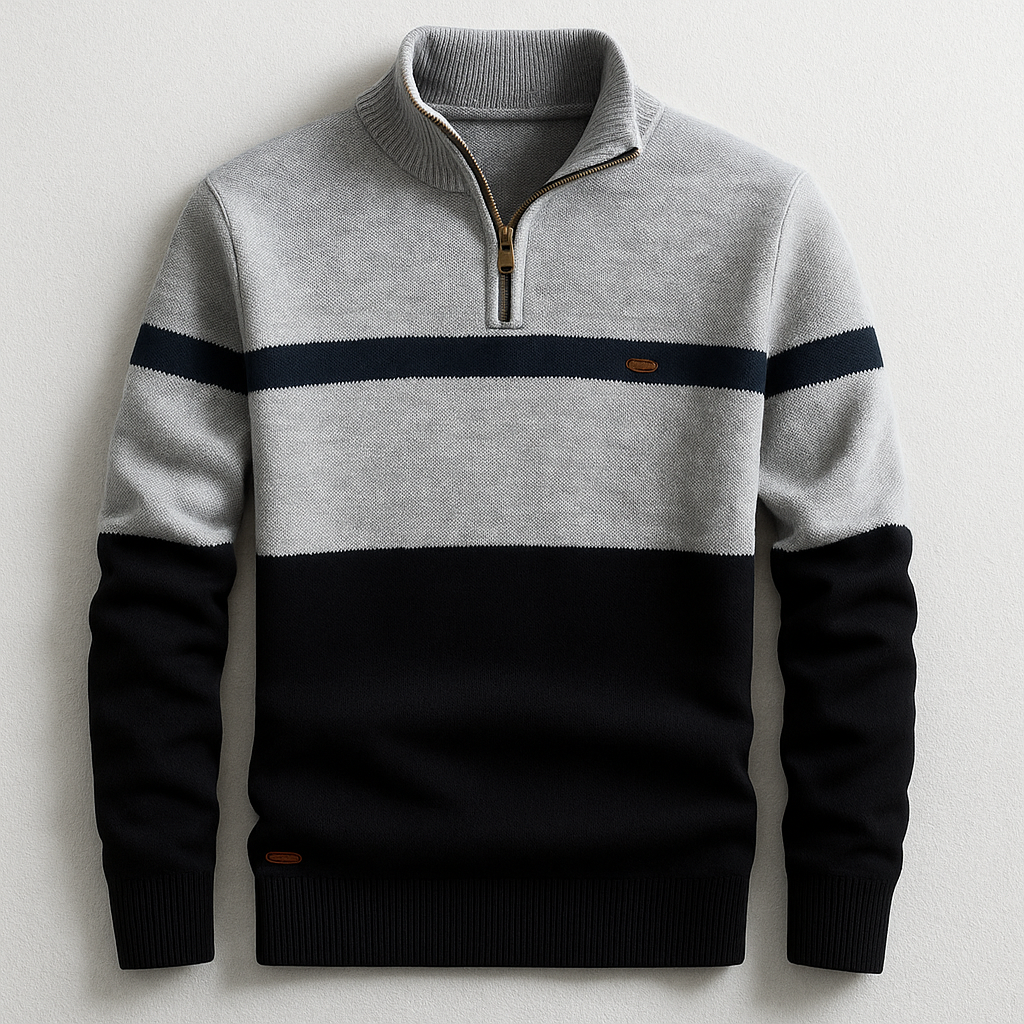 John | Men’s Quarter-Zip Knit Sweater