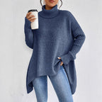 Harlowe | Women’s Oversized Turtleneck Knit Sweater