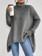Harlowe | Women’s Oversized Turtleneck Knit Sweater
