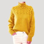 Micah | Women’s Cable Knit High Neck Sweater