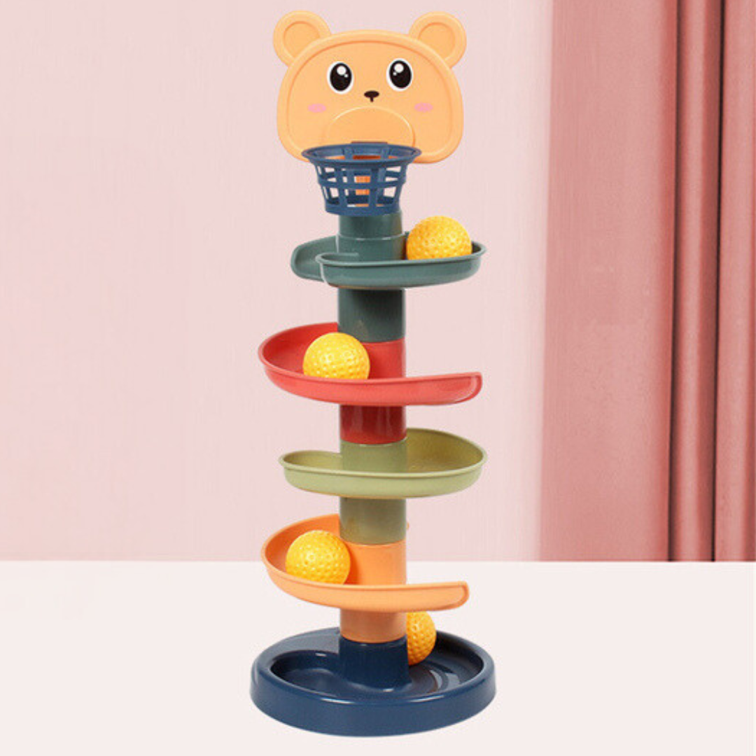 Box packaging display for toddler Montessori ball tower educational gift