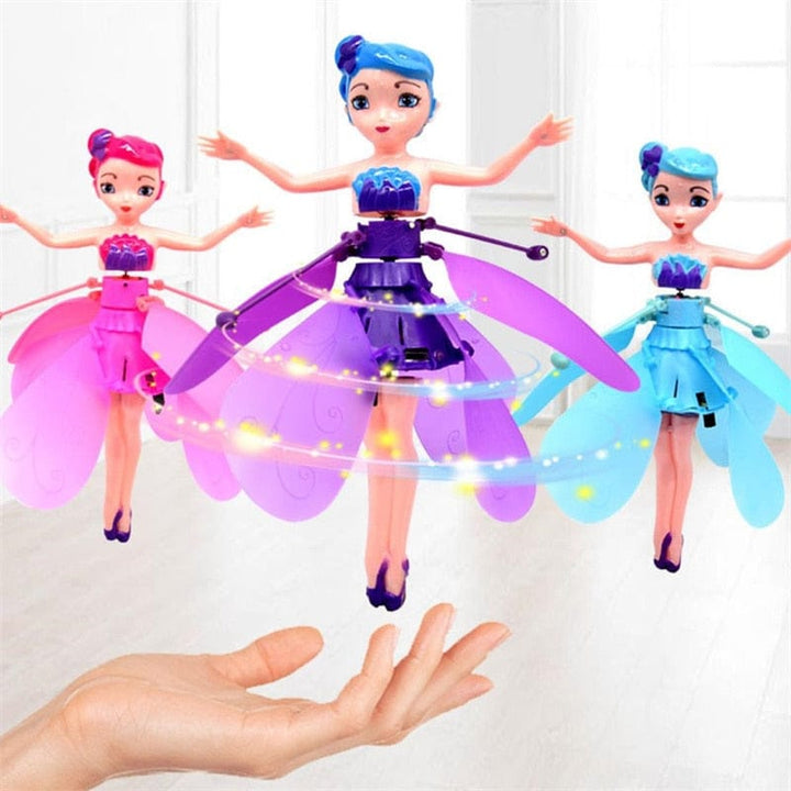Flying fairy toy hovering gracefully with infrared sensor technology