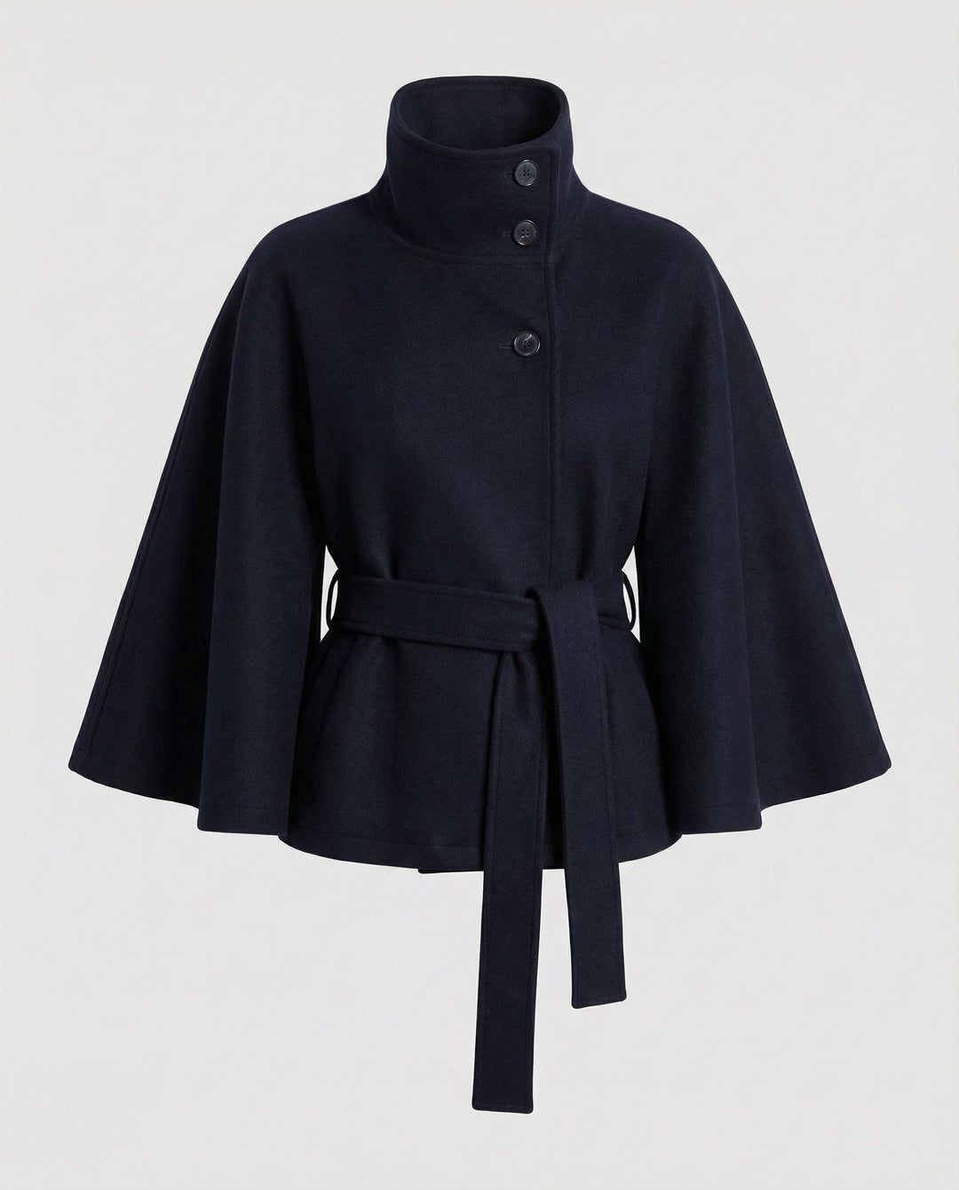 Detail shot of the sleeve cuff and premium fabric on the womens jacket