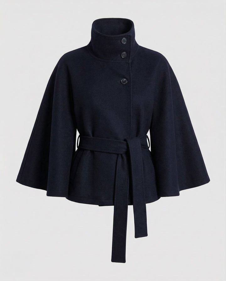 Detail shot of the sleeve cuff and premium fabric on the womens jacket