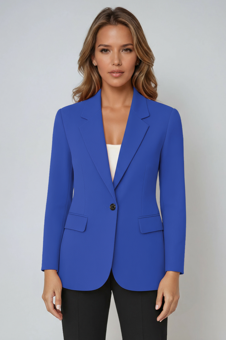 Smart casual lapel blazer styled for professional and daily wear