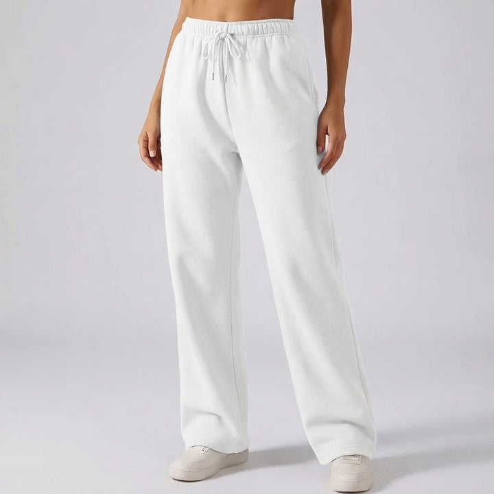 Casual wear wide-leg joggers styled for comfort and everyday warmth
