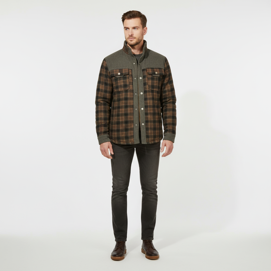 Holden | Men’s Fleece-Lined Plaid Jacket