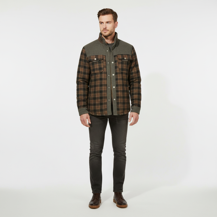 Holden | Men’s Fleece-Lined Plaid Jacket