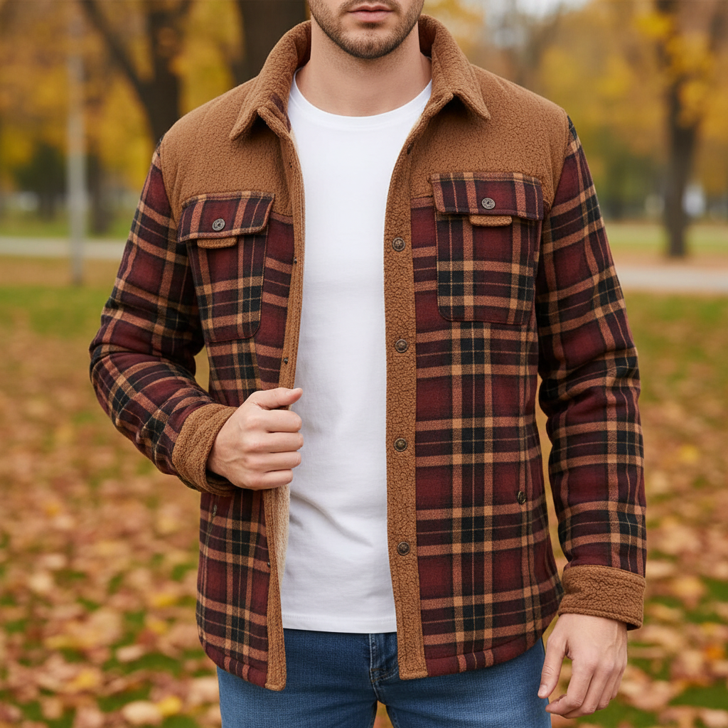 Holden | Men’s Fleece-Lined Plaid Jacket