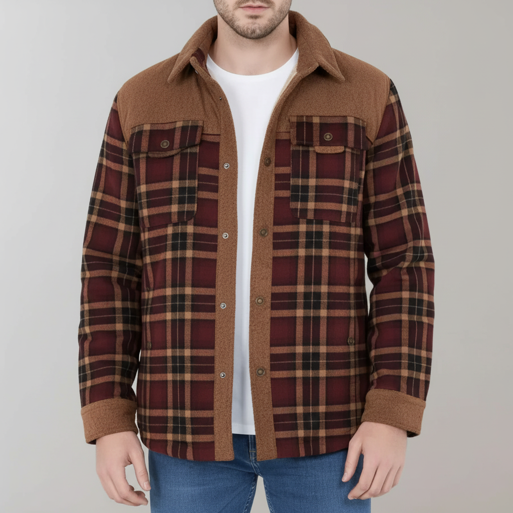 Holden | Men’s Fleece-Lined Plaid Jacket