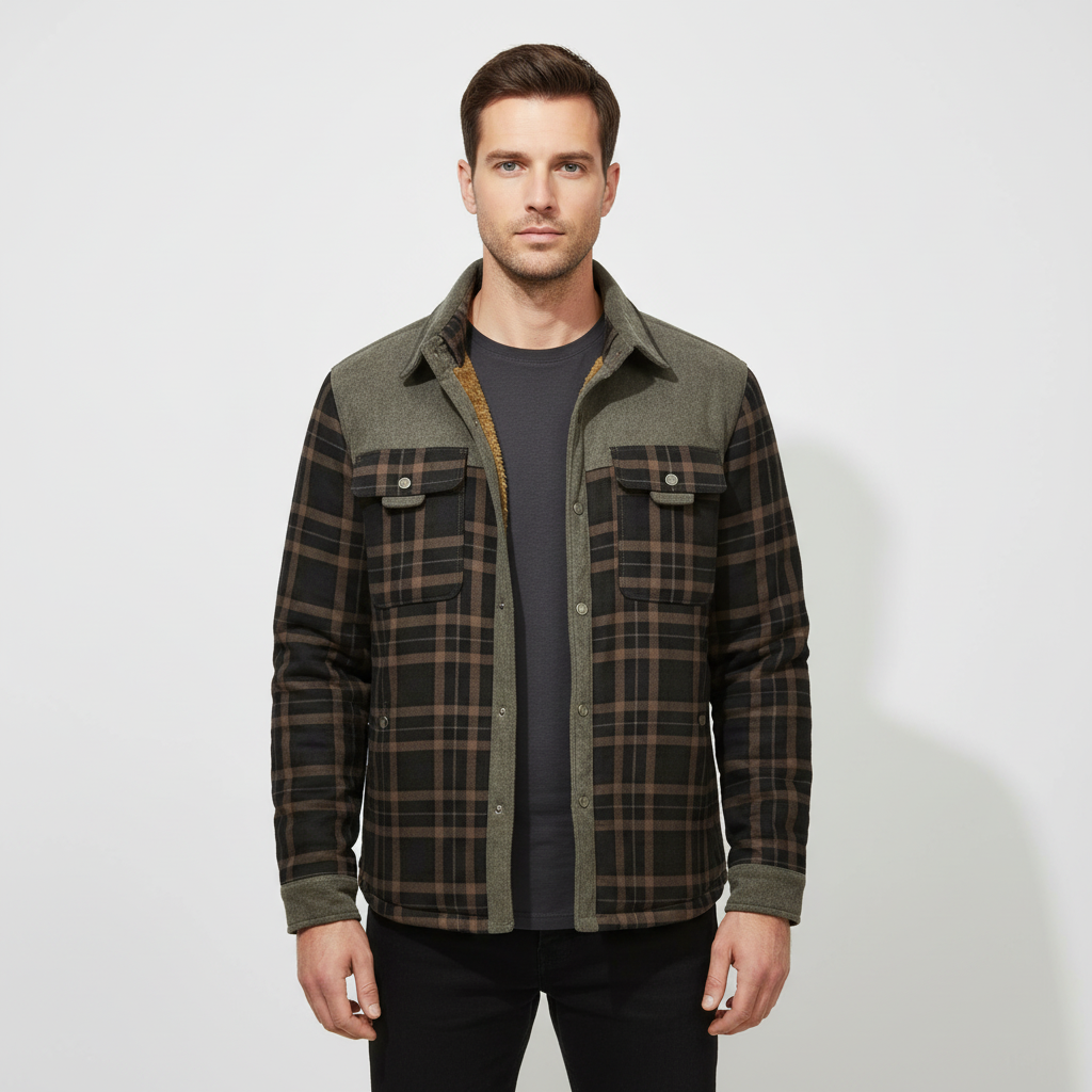 Holden | Men’s Fleece-Lined Plaid Jacket