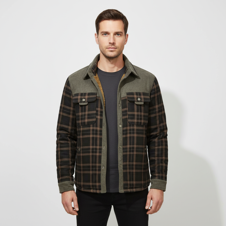 Holden | Men’s Fleece-Lined Plaid Jacket