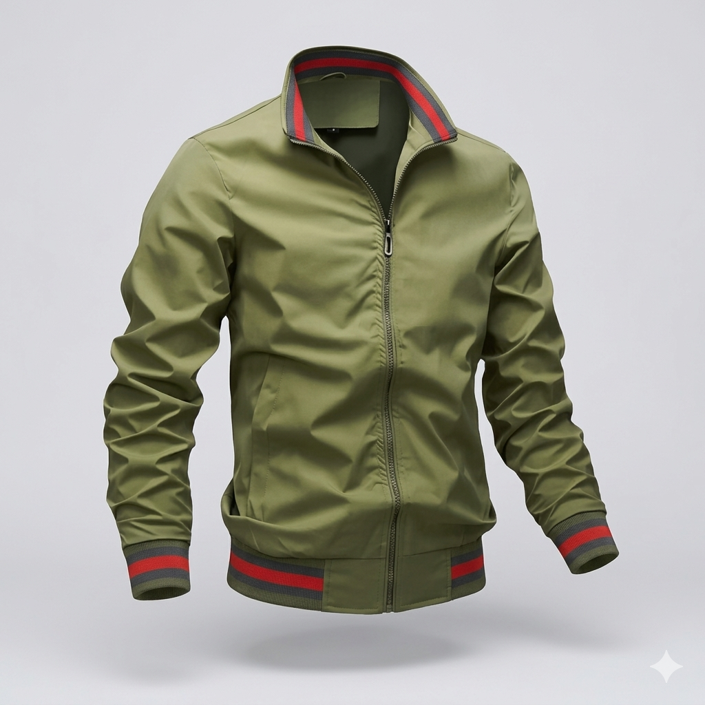 Callan | Men’s Zip-Up Bomber Jacket