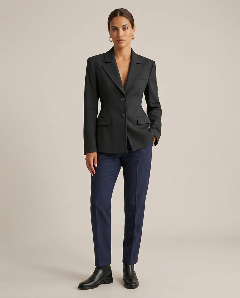 Evangeline | Women’s Charcoal Tailored Blazer