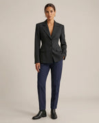 Evangeline | Women’s Charcoal Tailored Blazer