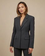Evangeline | Women’s Charcoal Tailored Blazer
