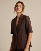 Tinsley | Women's Brown Office Blazer