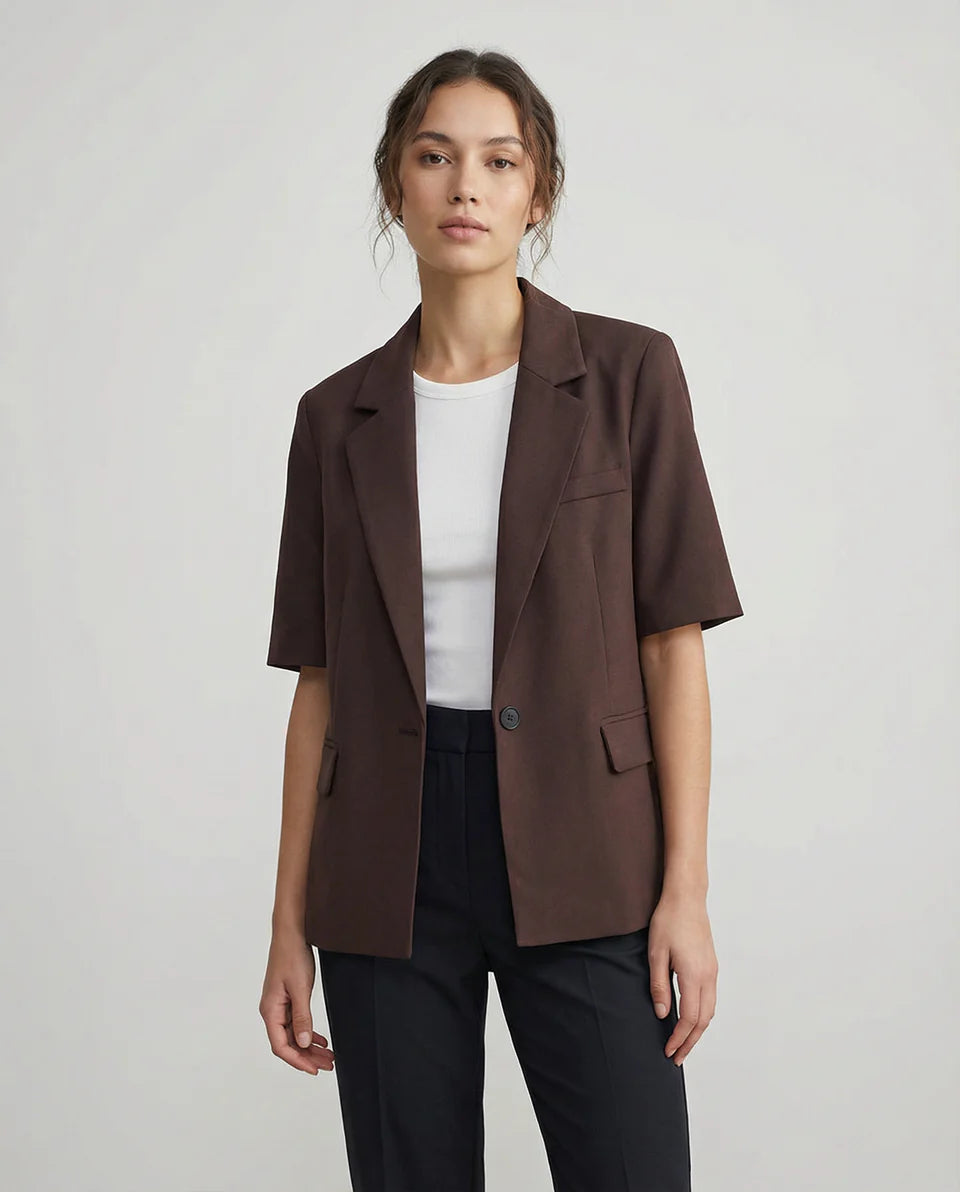 Tinsley | Women's Brown Office Blazer