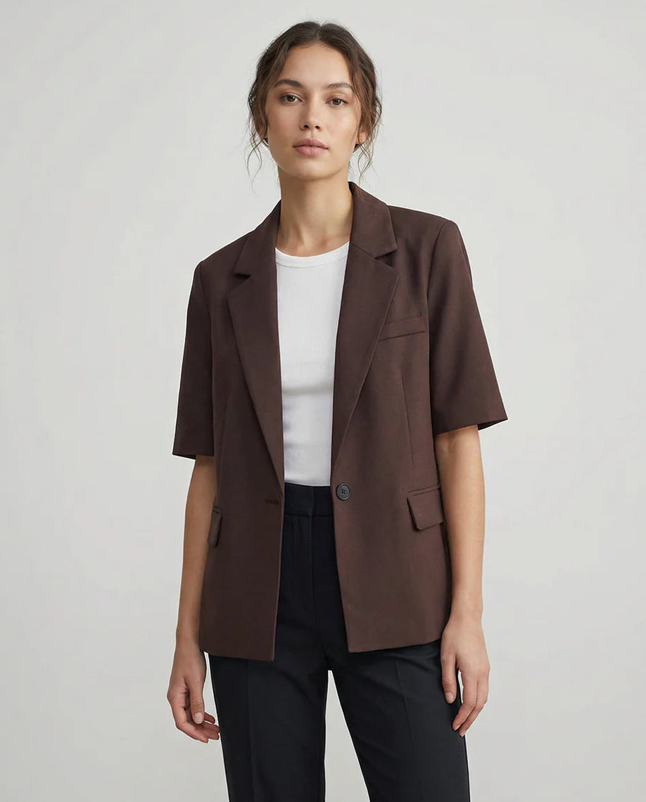 Tinsley | Women's Brown Office Blazer