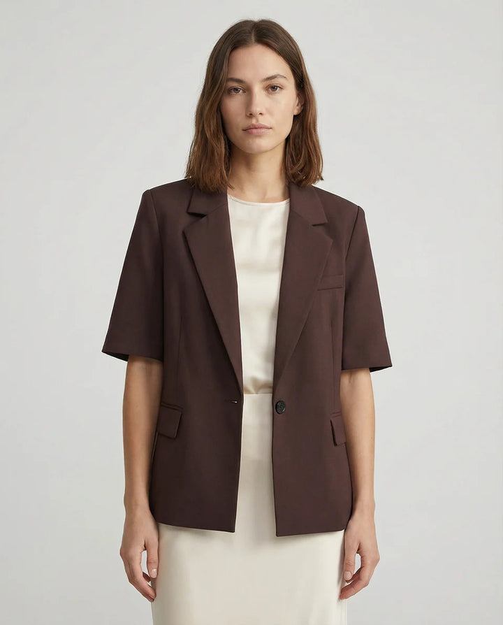 Tinsley | Women's Brown Office Blazer