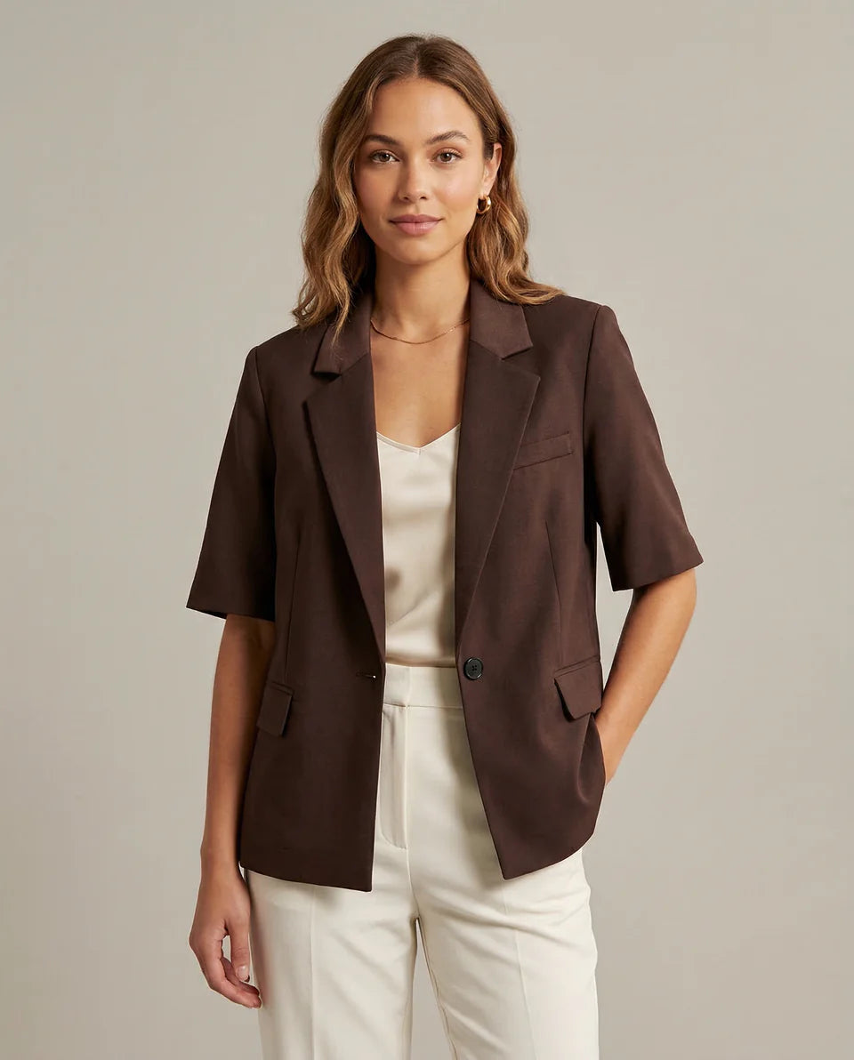 Tinsley | Women's Brown Office Blazer