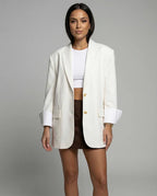 Marielle | Women’s Ivory Oversized Blazer