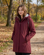 Danica | Women’s Sherpa Lined Hooded Parka Jacket