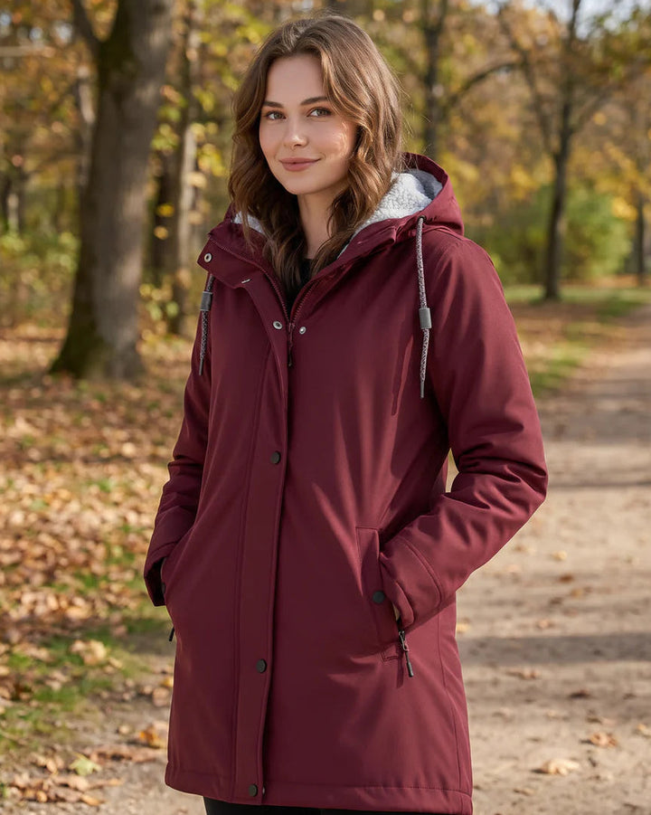 Danica | Women’s Sherpa Lined Hooded Parka Jacket