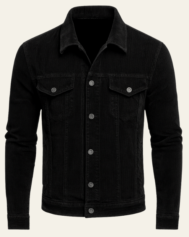 Anson | Men’s Corduroy Button-Front Jacket