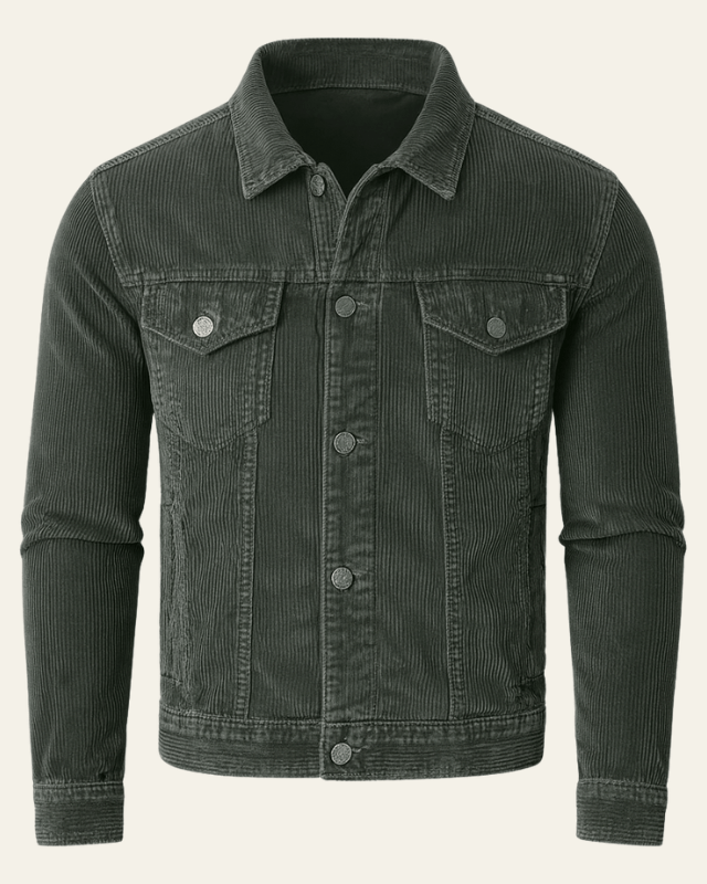 Anson | Men’s Corduroy Button-Front Jacket