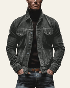 Anson | Men’s Corduroy Button-Front Jacket