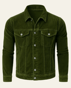 Anson | Men’s Corduroy Button-Front Jacket