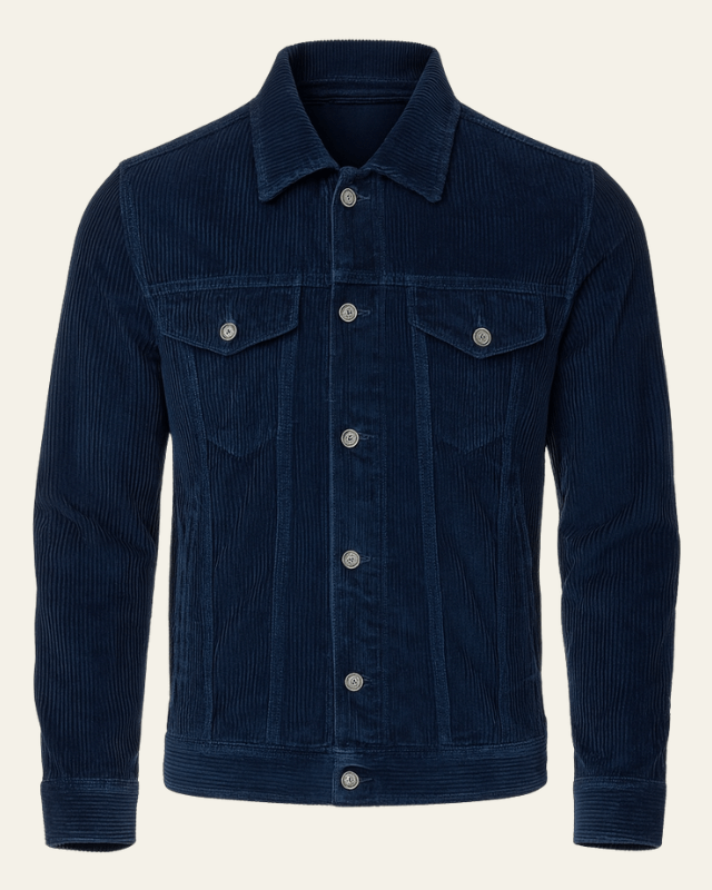 Anson | Men’s Corduroy Button-Front Jacket