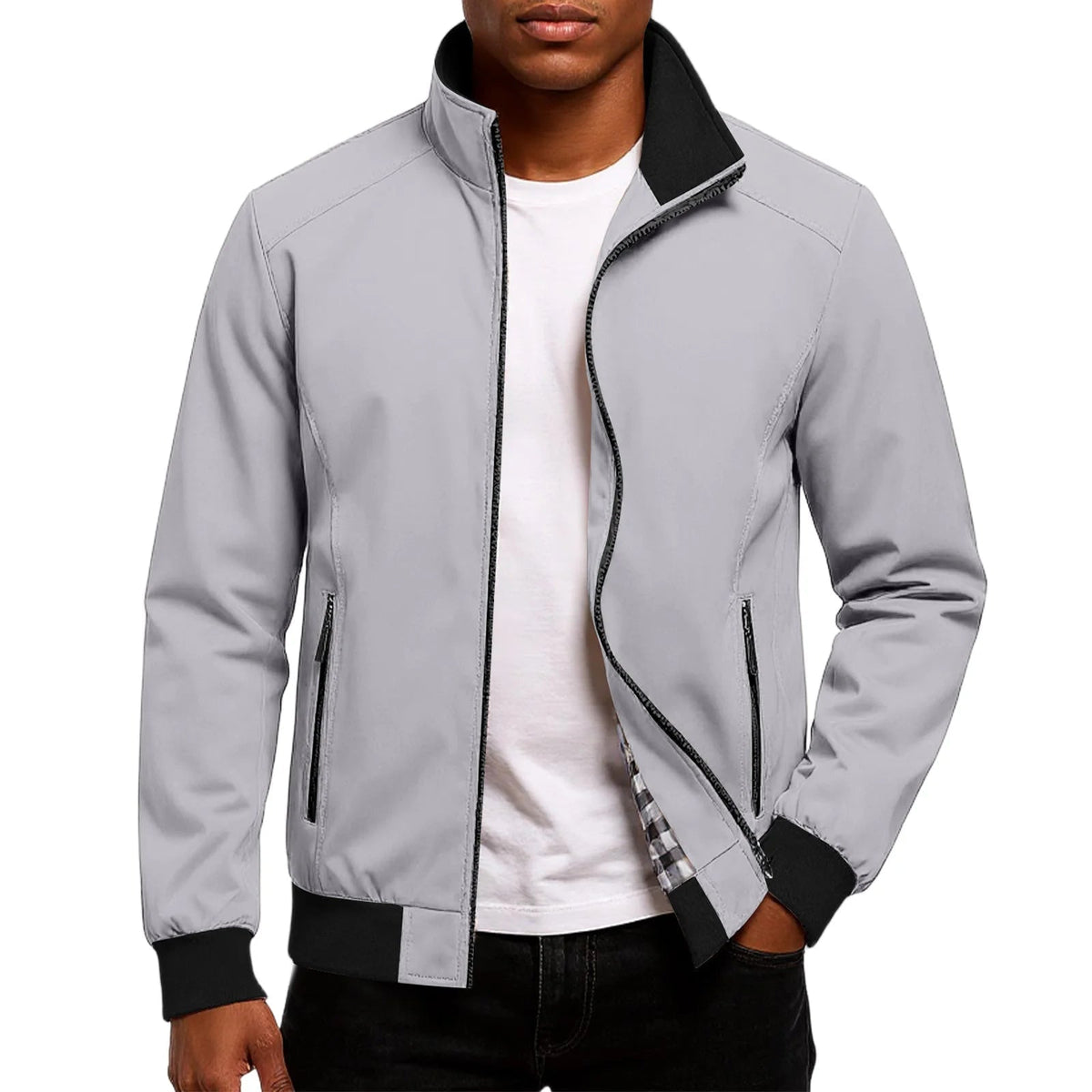 Rylan | Men’s Stand-Collar Bomber Jacket